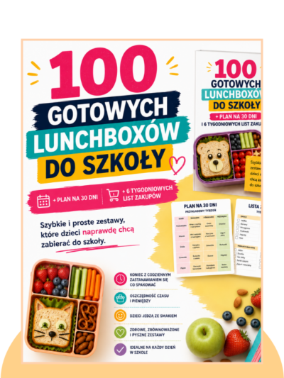 Ebook "100 gotowych lunchboxów do szkoły"